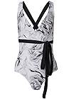 Ghost with background  view Sports Illustrated Swim™ Rio Wrap One-Piece