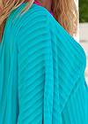 Detail back view Shadow Striped Kimono Cover-Up