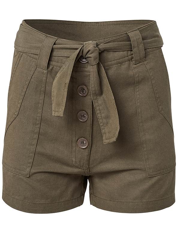 Ghost with background  view Belted Utility Shorts
