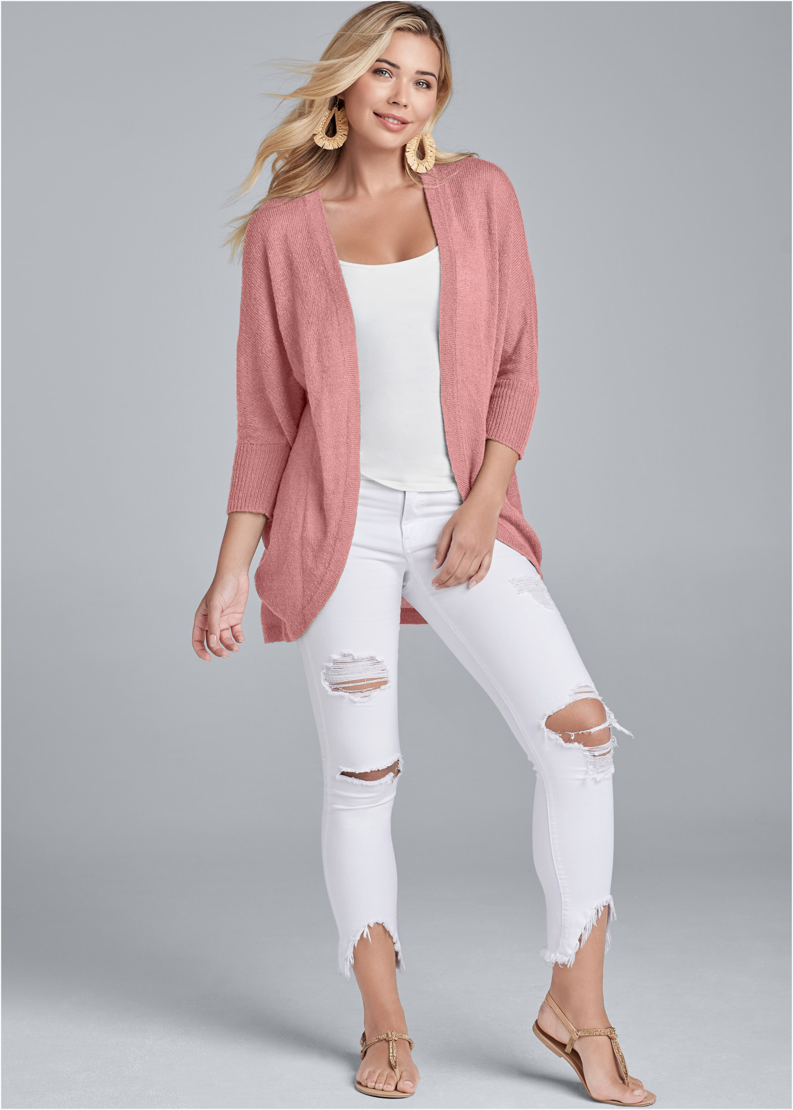 venus oversized cardigan