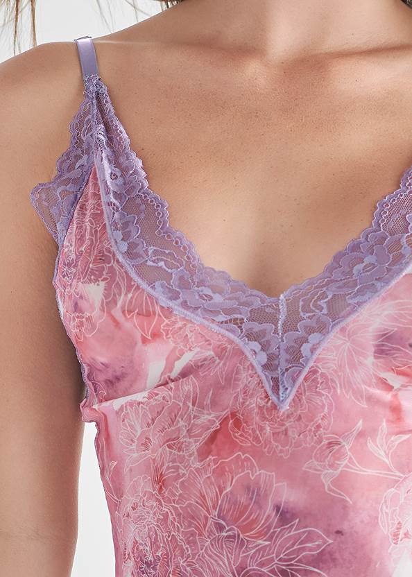 Alternate View Floral And Lace Chemise