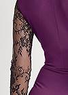 Alternate View Ruched Lace Bodycon Dress