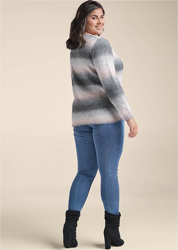 Alternate View Ombre Stripe Sweater