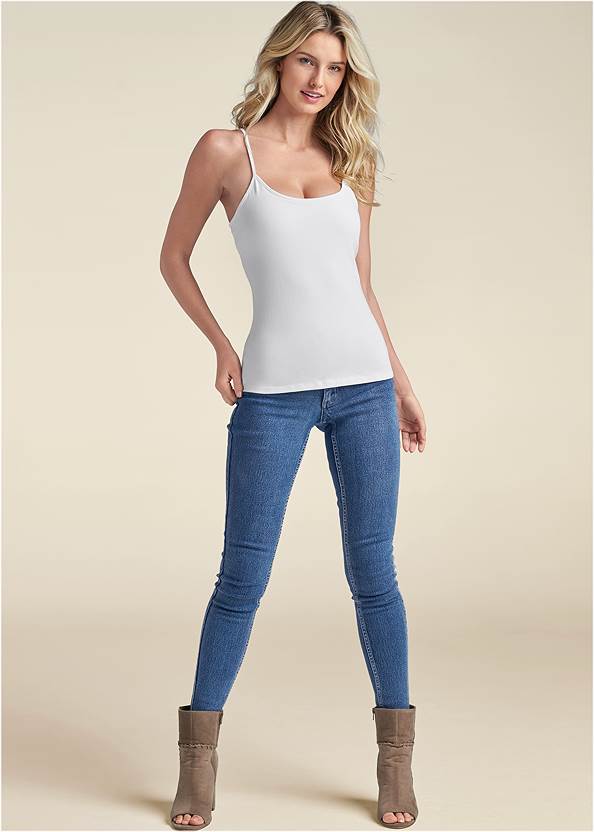 Full Front View Basic Cami Two Pack