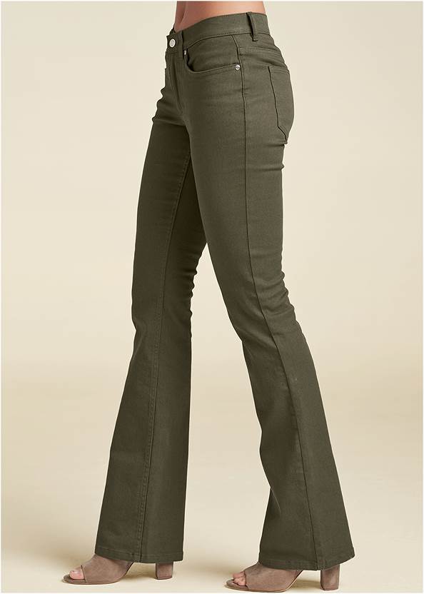 Waist down side view Halle Bootcut Jeans