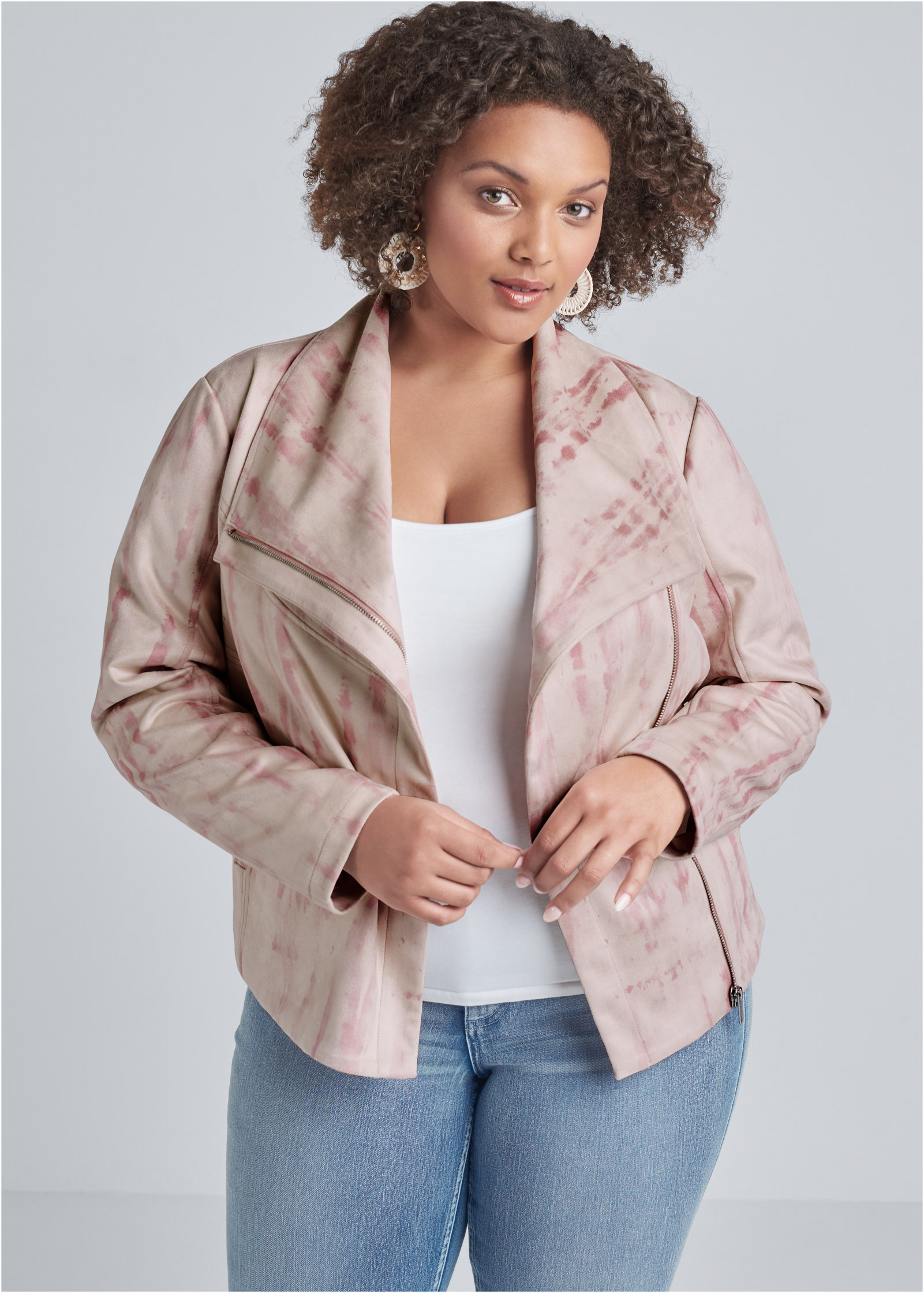 Women's plus outlet size jackets clearance