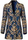 Ghost with background  view Jacquard Paisley Blazer
