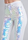 Detail  view Reversible Sequin Jeans