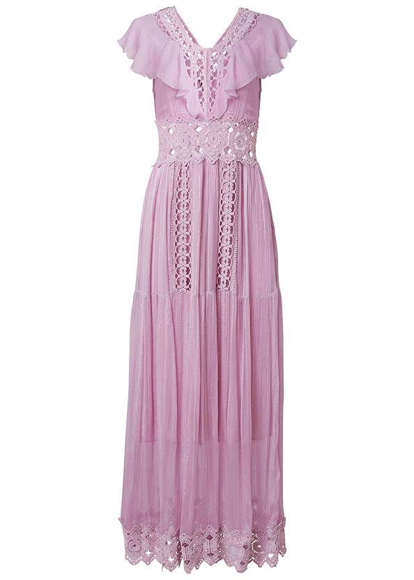 Ghost with background  view Crochet Detail Maxi Dress