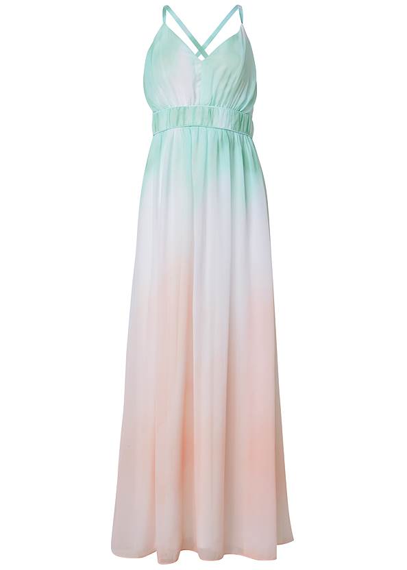 Ghost with background  view Ombre Maxi Dress
