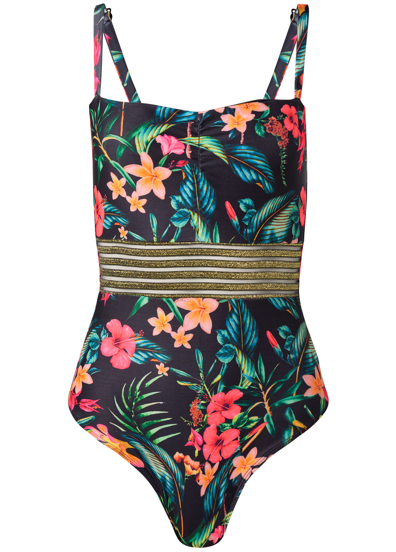 Glitter one piece sales swimsuit