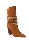 Shoe series 40° view Western Buckle Wrap Boots