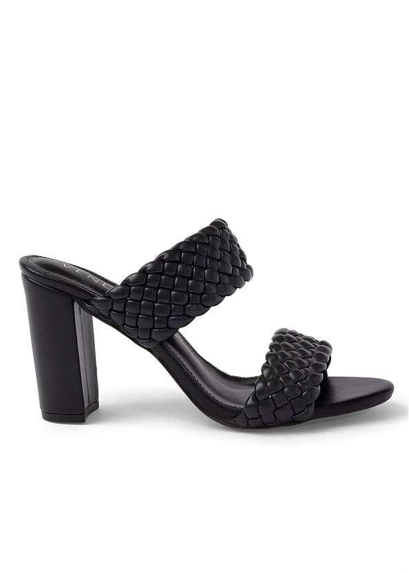 Shoe series side view Braided Double Strap Mules
