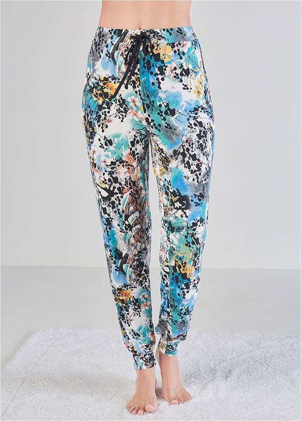 Waist down front view Pajama Joggers