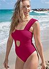 Cropped front view Sports Illustrated Swim™ Chic And Sleek One-Piece