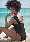 Cropped back view Sports Illustrated Swim™ Chic And Sleek One-Piece