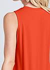 Detail back view Easy Twist Front Tank Top