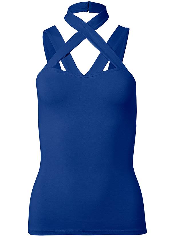 Full front view Strappy Sleeveless Top