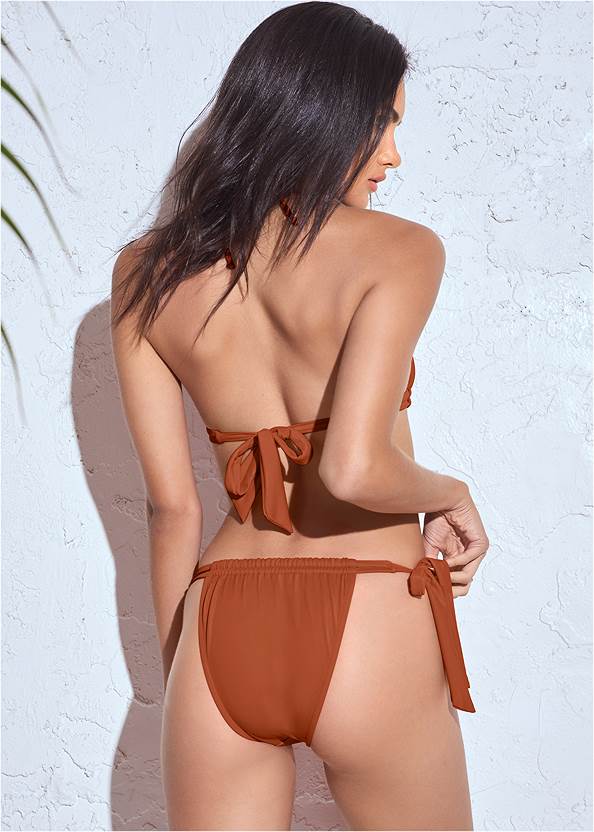 Full back view Sports Illustrated Swim™ Double Strap Triangle Top