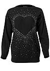 Alternate View Embellished Heart Sweater