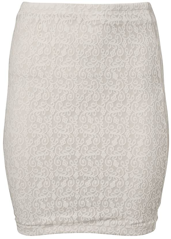 Alternate View Lace Smoothing Skirt