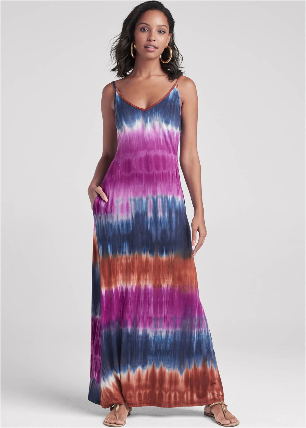 Tie Dye Maxi Dress By Kaleidoscope | ubicaciondepersonas.cdmx.gob.mx