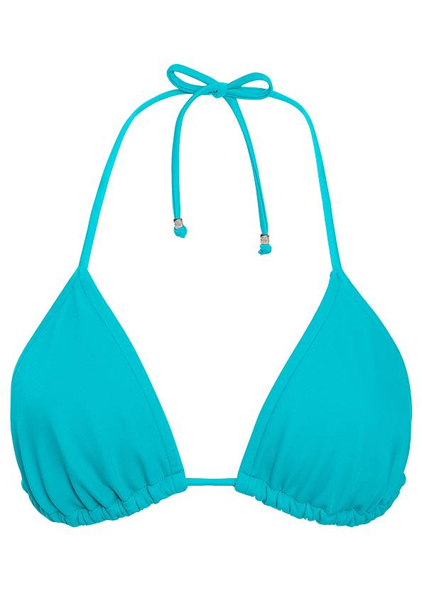 Triangle String Bikini Top in Castaway Blue | Bikini | VENUS