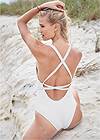 Cropped back view Sports Illustrated Swim™ Rio Wrap One-Piece