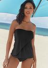 Front View Classic Bandeau Tankini Top