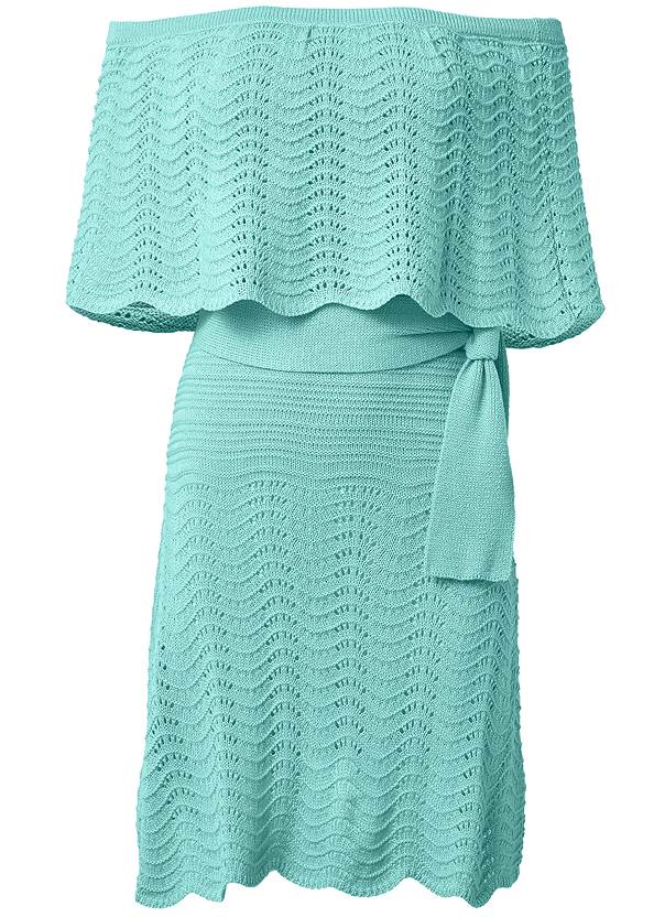 Alternate View Off-The-Shoulder Sweater Dress