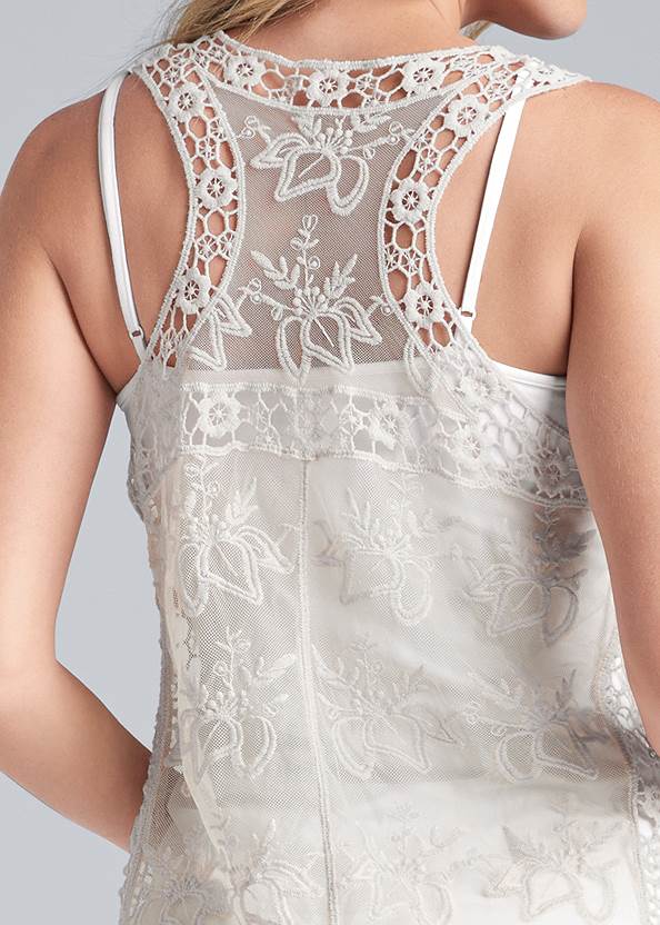 Alternate View Sheer Lace Top