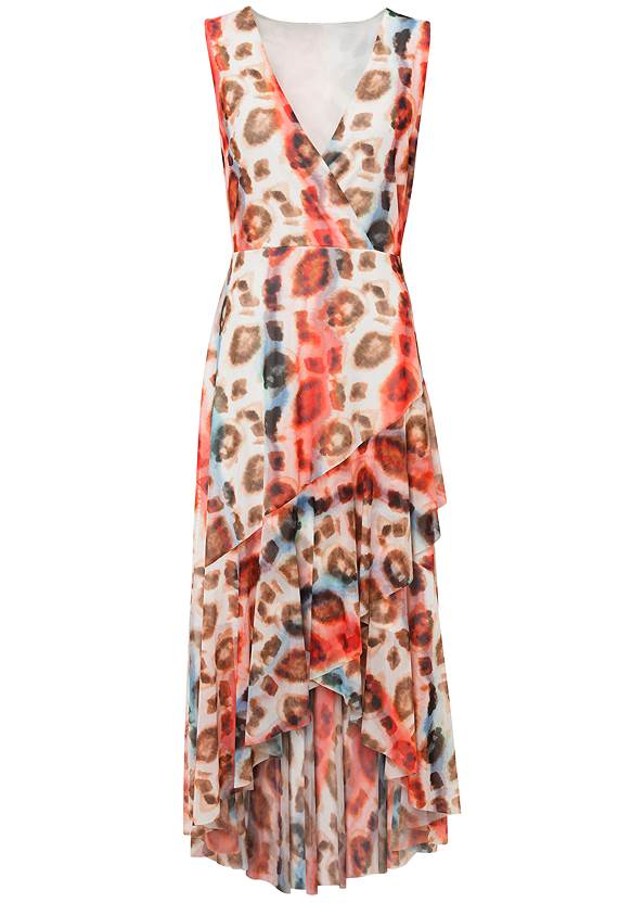 Back View Leopard Print Dress
