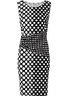 Ghost front view Polka-Dot Bodycon Dress