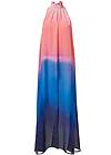 Ghost with background  view Ombre Mock-Neck Maxi Top
