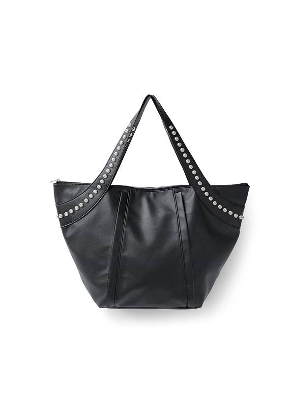 Alternate View Studded Faux-Leather Tote