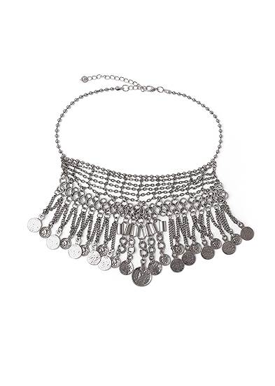 Boho Coin Bib Necklace