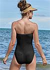 Back View Slimming Bandeau One-Piece