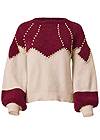 Alternate View Faux-Pearl Chenille Sweater