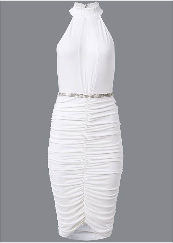 Ghost with background  view Illusion Bodycon Dress