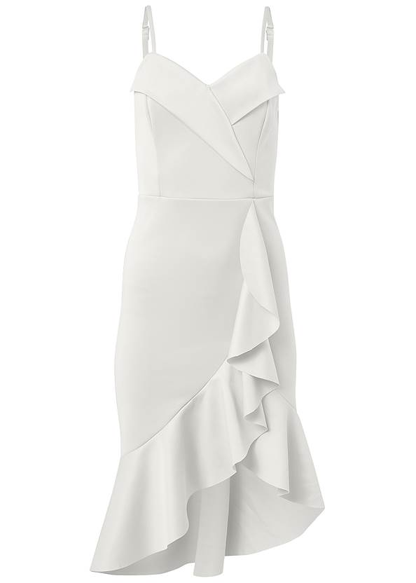 Ghost with background  view Ruffle Detail Dress