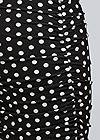 Detail back view Polka-Dot Bodycon Dress