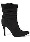 Shoe series side view Slouchy Pointed Toe Booties