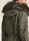 Alternate View Cargo Jacket With Faux Fur