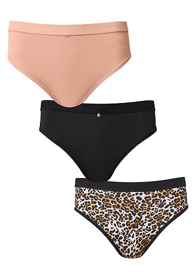 Plus Size Pearl By Venus® Retro High Leg Panty 3 Pack, Any 2 For $30
