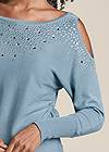 Alternate View Cold Shoulder Sweater