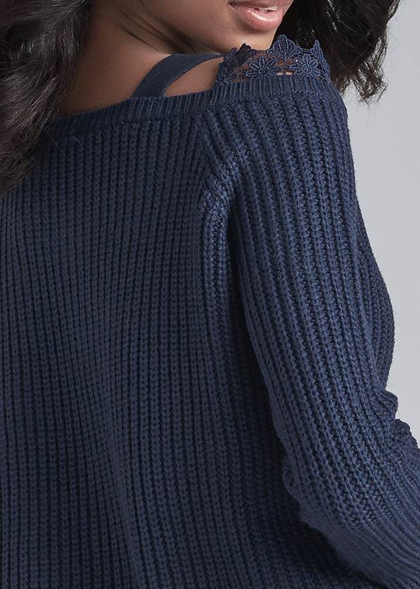 Alternate View Cold-Shoulder Sweater