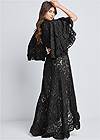 Back View Lace Maxi Top