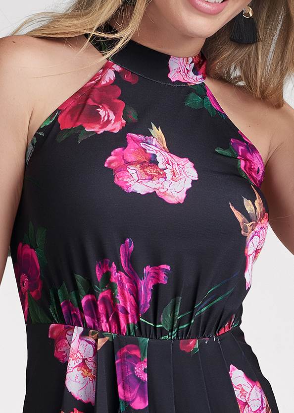 Alternate View Floral High-Low Maxi Dress