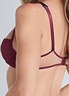 Detail back view Sheer Bralette And Panty Set