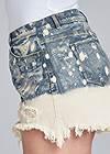 Alternate View Bleached Jean Shorts
